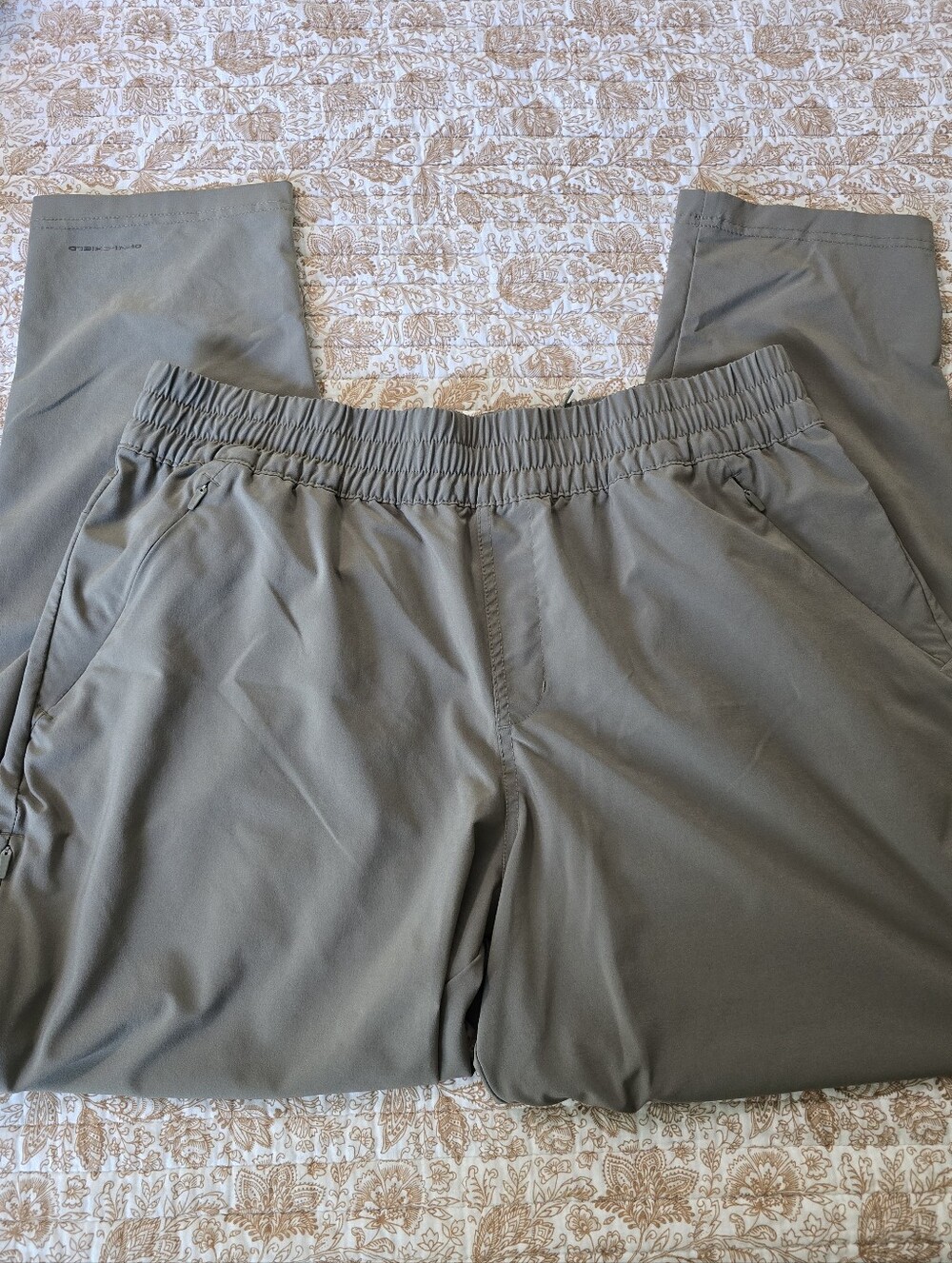Columbia Pull On Hiking Pants, Olive Green Size XL